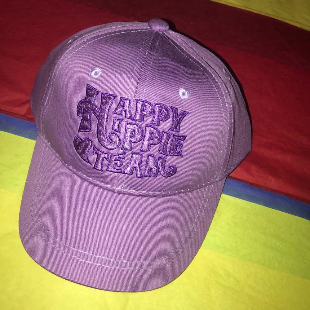 Purple Youth Hippie Kids cap hat gorpcore kidcore child teen cap retro - Picture 2 of 13